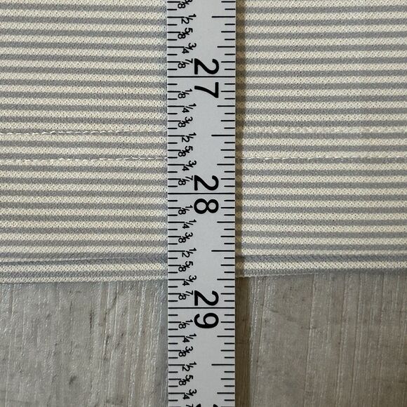 NWT Goodfellow & Co Men's Beige Stripe Polo Short Sleeve Shirt Size Large - Picture 13 of 13